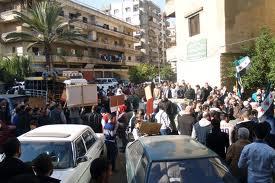 Deux sit-in opposés, pro et anti- Assad au Centre Ville de Beyrouth

